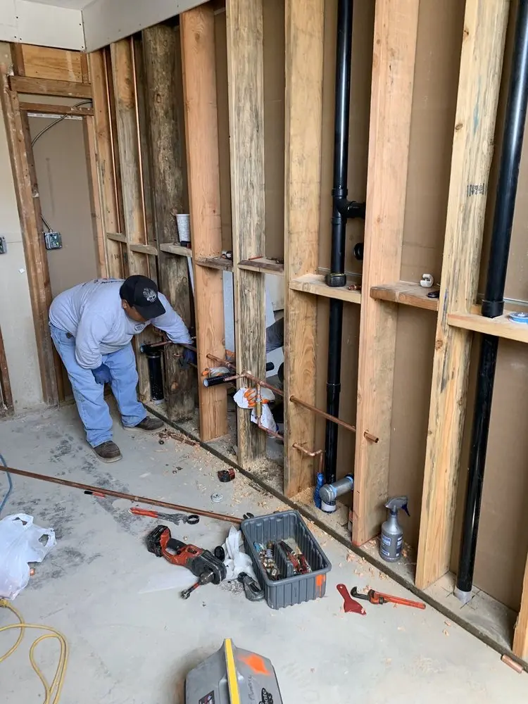 Commercial rough-in plumbing for Water Heater Replacement in Basking Ridge